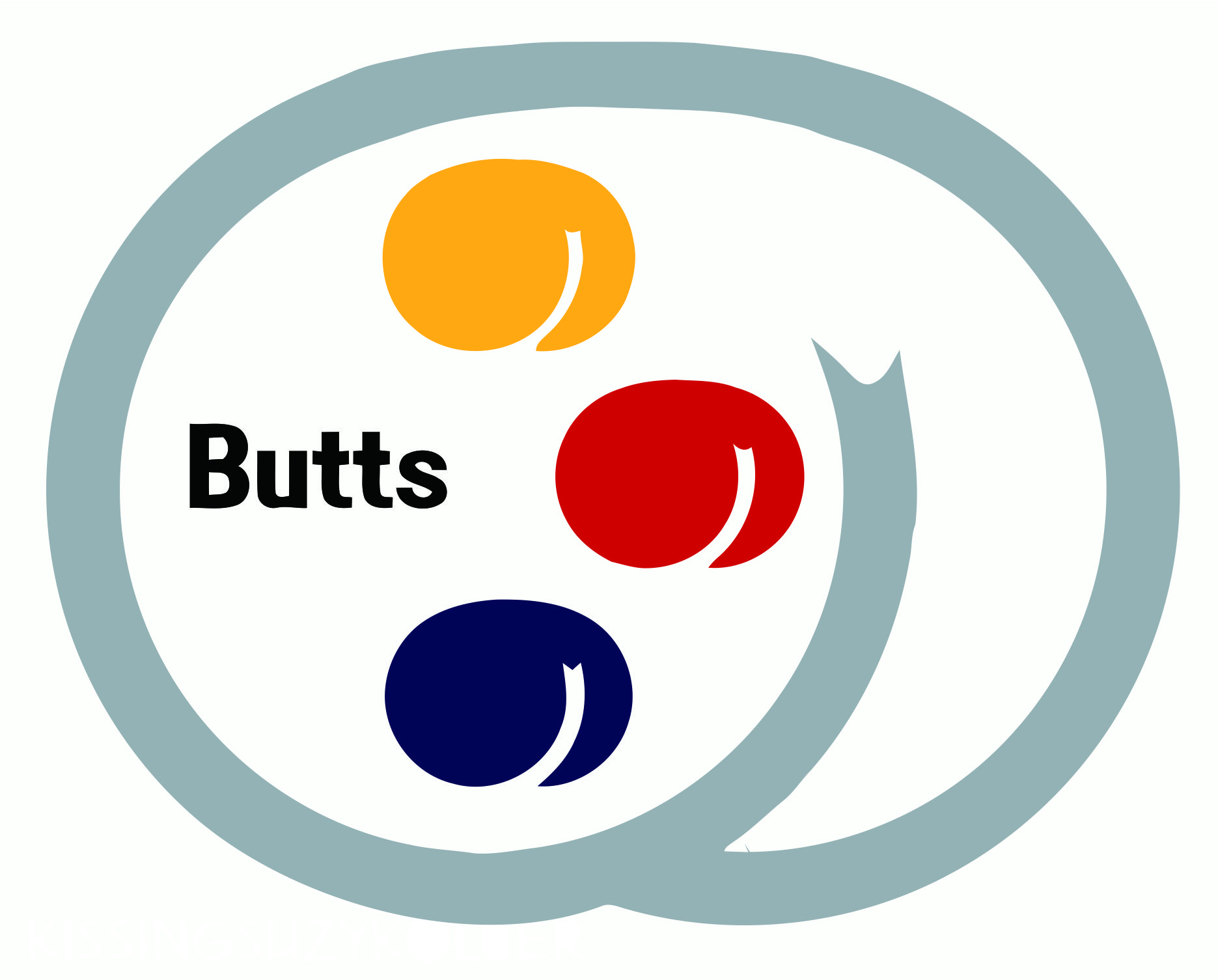 Pittsburgh Steelers Butts Logo DIY iron on transfer (heat transfer)